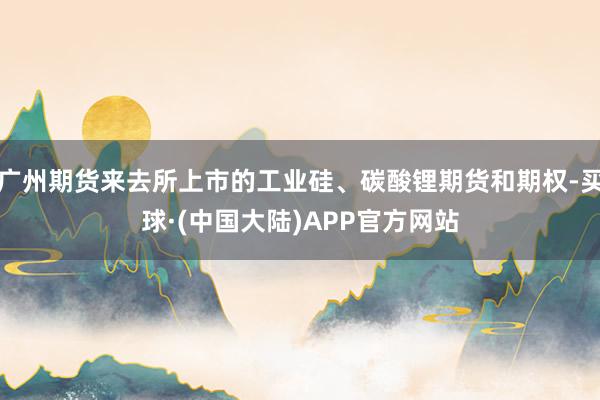 广州期货来去所上市的工业硅、碳酸锂期货和期权-买球·(中国大陆)APP官方网站